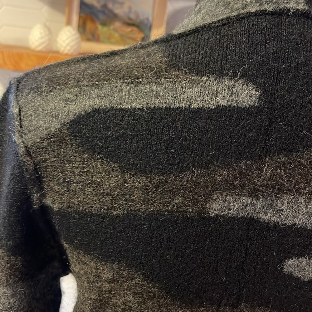 Isabel Marant Camouflage Pattern Wool Cardigan - image 7